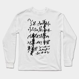 d-scribe: hyerograph B 2° Long Sleeve T-Shirt